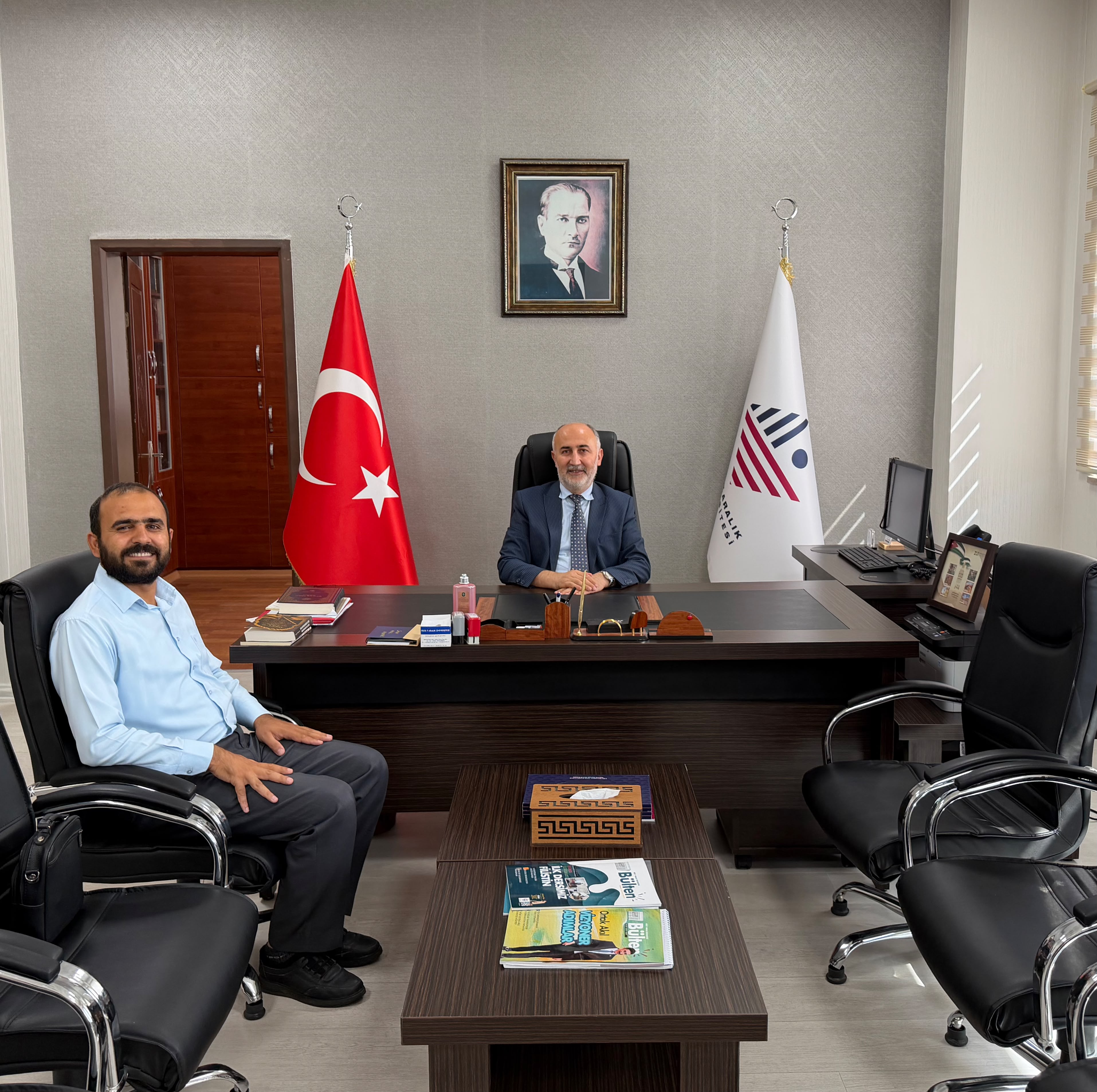 Bahar Derneği’nin Suriye’deki Kurumsal İlişkiler Sorumlusu Mehdi Doğmuş Fakülte Dekanlığımızı Ziyaret Etti